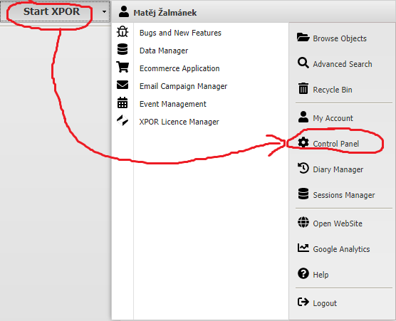 Control Panel Guidance