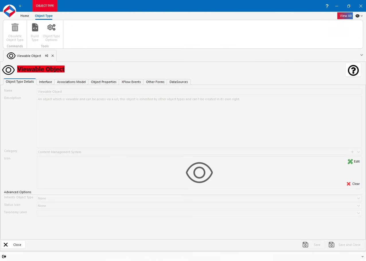 Editing a Viewable Object in XPOR System Modeller