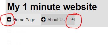 XPOR Add Web Page button