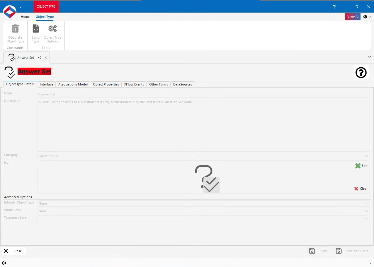 Editing an Answer Set in XPOR System Modeller